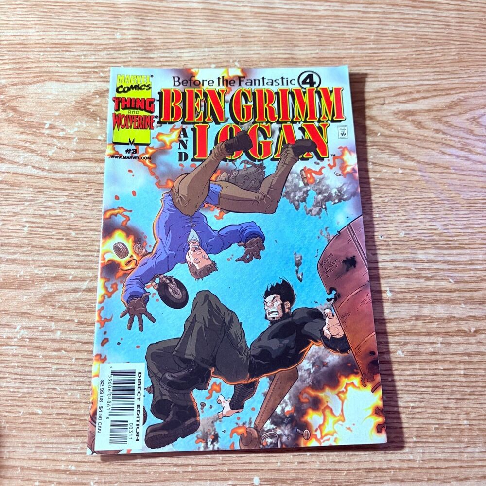 Before the Fantastic Four: Ben Grimm and Logan #3 VF; Marvel